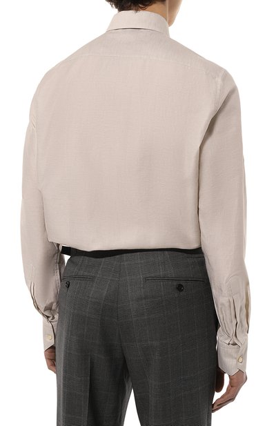 Сорочка из хлопка и ль�на STEFANO RICCI, арт. MC003685/R2564, фото 5