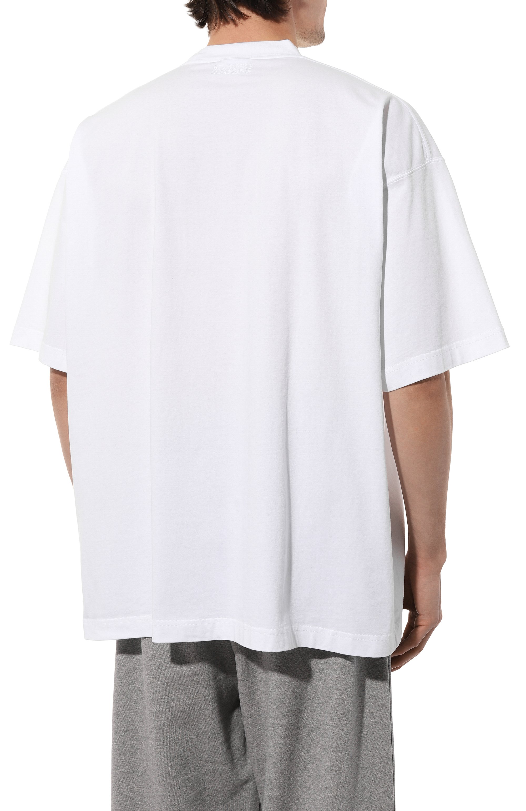 Хлопковая футболка VETEMENTS, арт. UA66TR690W, фото 7