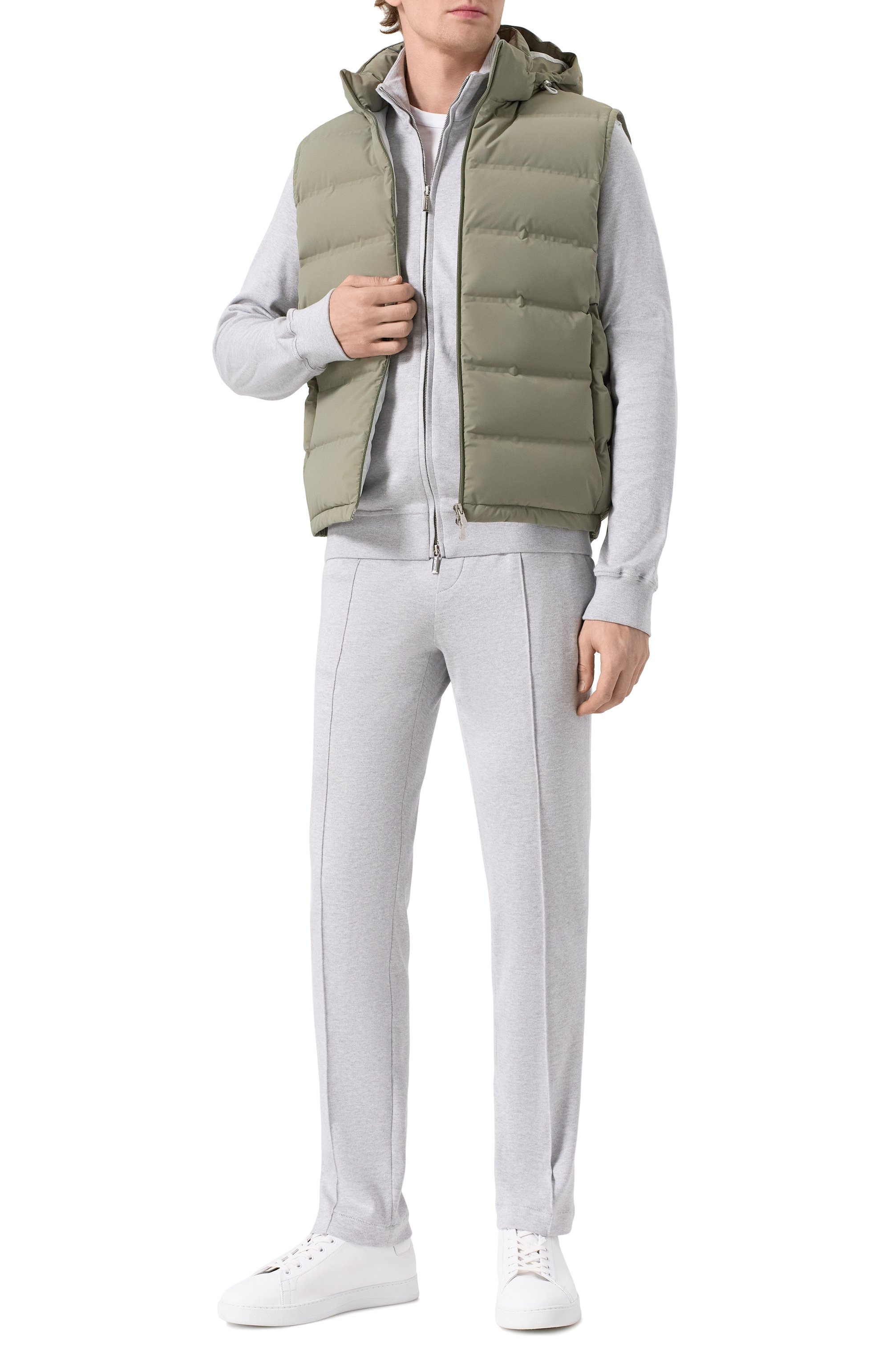 Пуховый жилет BRUNELLO CUCINELLI, арт. MM4911995, фото 2