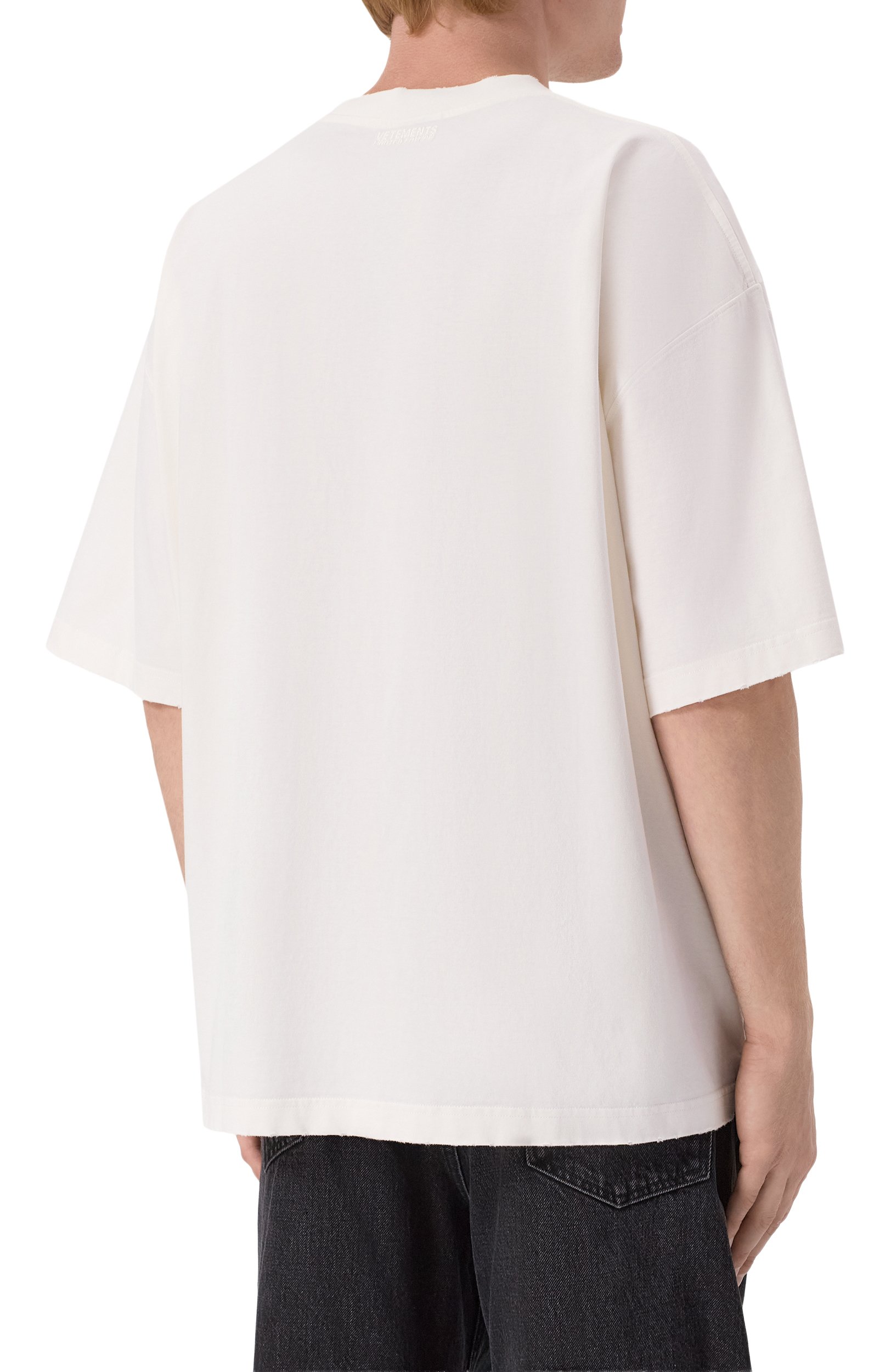 Хлопковая футболка VETEMENTS, арт. MH27TR196W, фото 5