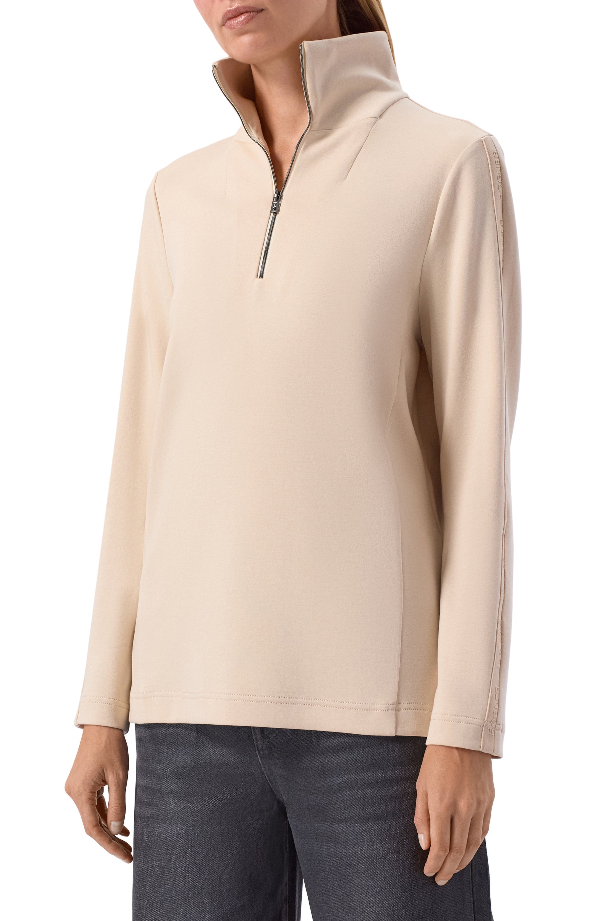 Пуловер BOGNER бежевого цвета по цене 31900 руб., арт. 56935253, фото 3 Пуловер BOGNER, арт. 56935253, фото 3