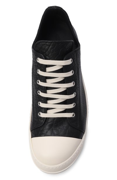 Кожаные кеды tower low RICK OWENS черного цвета по цене 99500 руб., арт. RU02F4891/LBB, фото 5 Кожаные кеды tower low RICK OWENS, арт. RU02F4891/LBB, фото 5