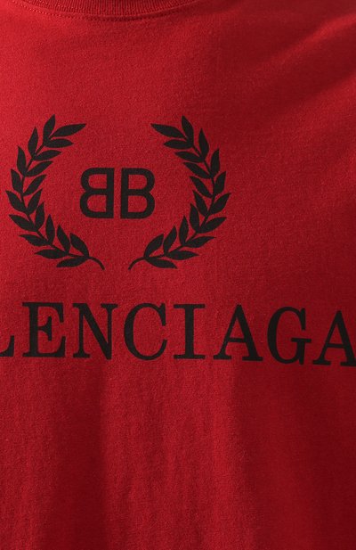 Хлопковая футболка BALENCIAGA, арт. 556148/TDV51, фото 5