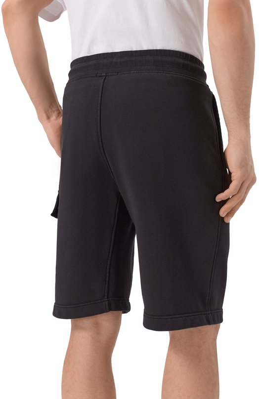 Хлопковые шорты C.P. Company RSCMSB741A/110044G Чёрный  RSCMSB741A/110044G Фото 4