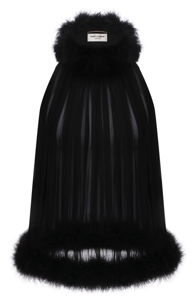 Шелковый топ SAINT LAURENT, арт. 660945/Y115W, фото 1