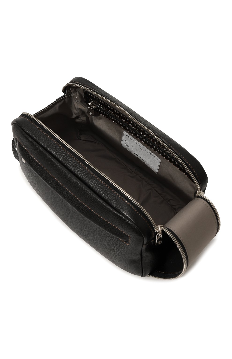 Несессер BRUNELLO CUCINELLI черного цвета по цене 124000 руб., арт. MWZIU334, фото 3 Несессер BRUNELLO CUCINELLI, арт. MWZIU334, фото 3