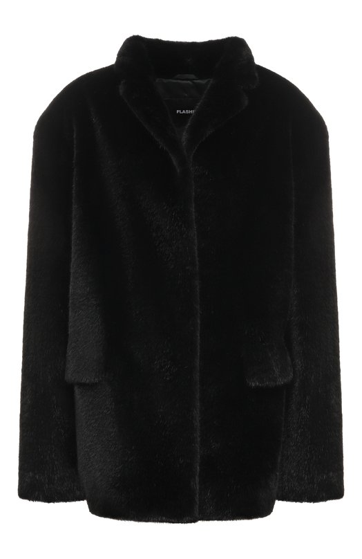 Шуба из экомеха Flashin FF25CCOU Чёрный FF25CCOU