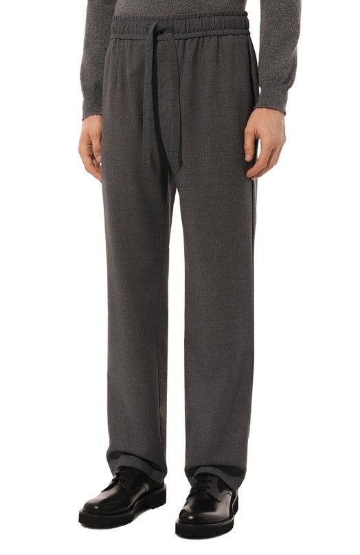Шерстяные брюки Dolce & Gabbana GV4LHT/FU28E Серый  GV4LHT/FU28E Фото 3