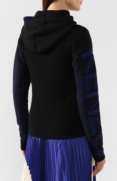 Худи из смеси хлопка и шерсти KENZO, арт. 2T0596814, фото 4