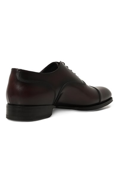 Кожаные оксфорды W.GIBBS темно-бордового цвета по цене 65350 руб., арт. 7078005/FRENCH DEC0, фото 5 Кожаные оксфорды W.GIBBS, арт. 7078005/FRENCH DEC0, фото 5
