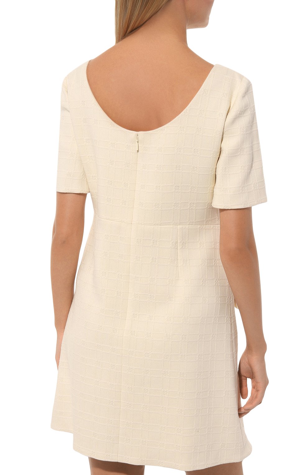 Пл атье из хлопка и шерсти GUCCI, арт. 631480 ZAD93, фото 4