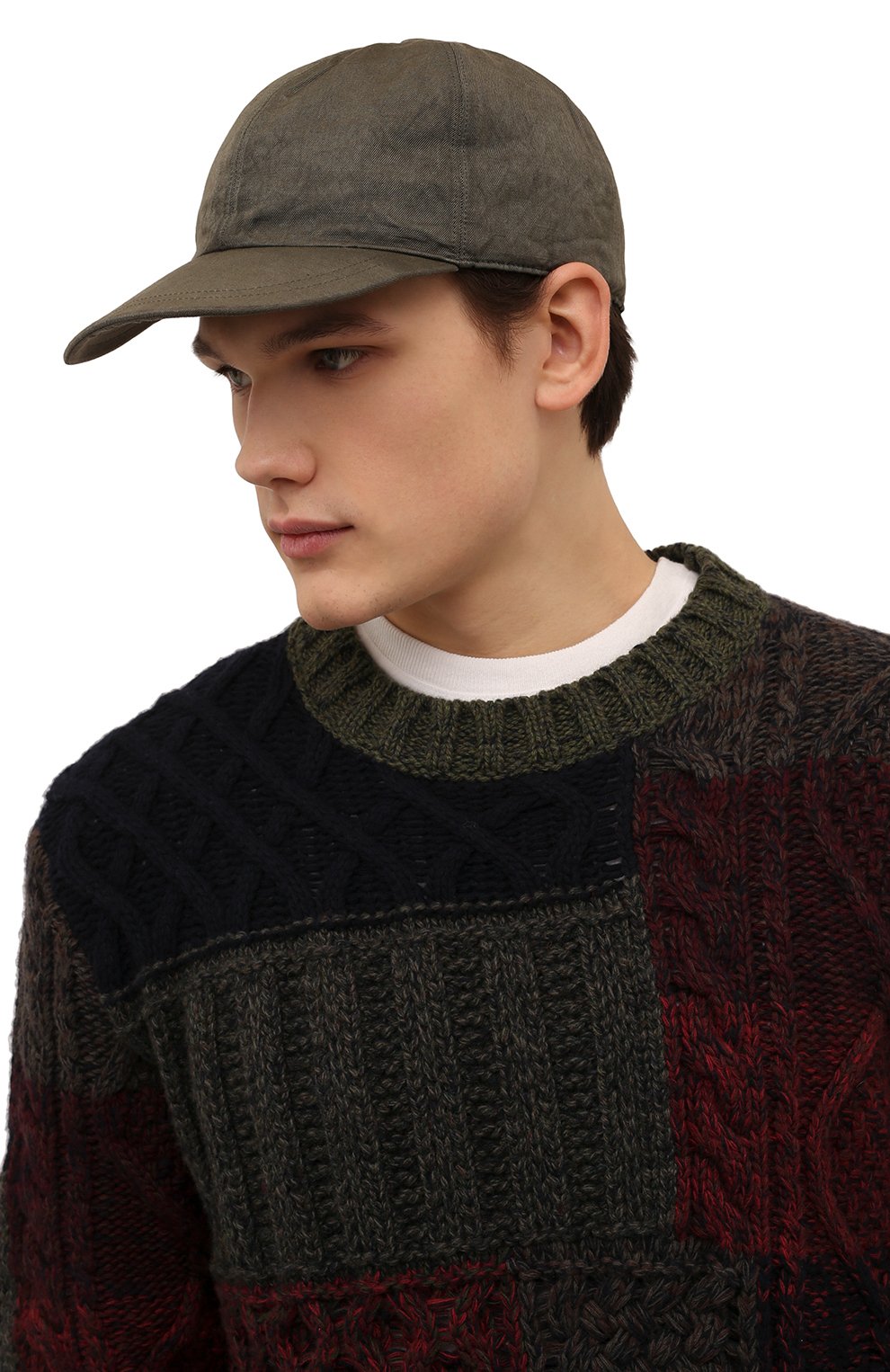 Бейсболка из шелка и льна BRIONI, арт. 04930L/P1T01, фото 2