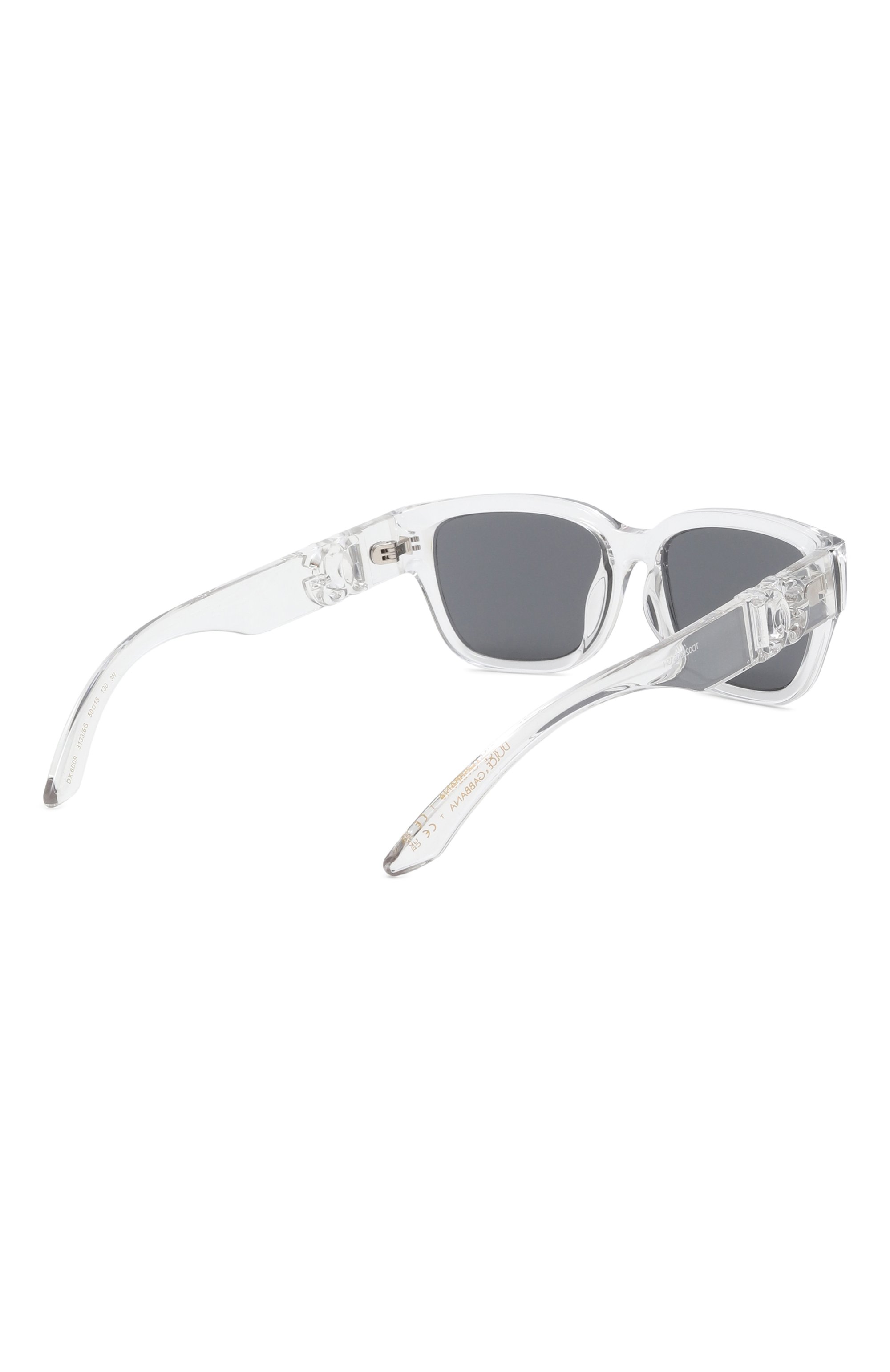 Солнцезащитные очки DOLCE & GABBANA прозрачного цвета по цене 12700 руб., арт. 0DX6009, фото 3 Солнцезащитные очки DOLCE & GABBANA, арт. 0DX6009, фото 3