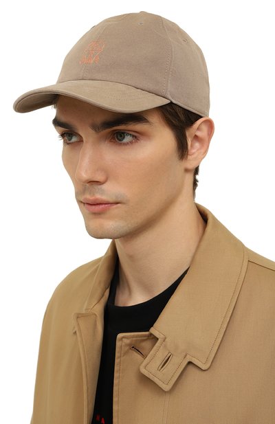 Хлопковая бейсболка BRUNELLO CUCINELLI, арт. M252W9938P, фото 2