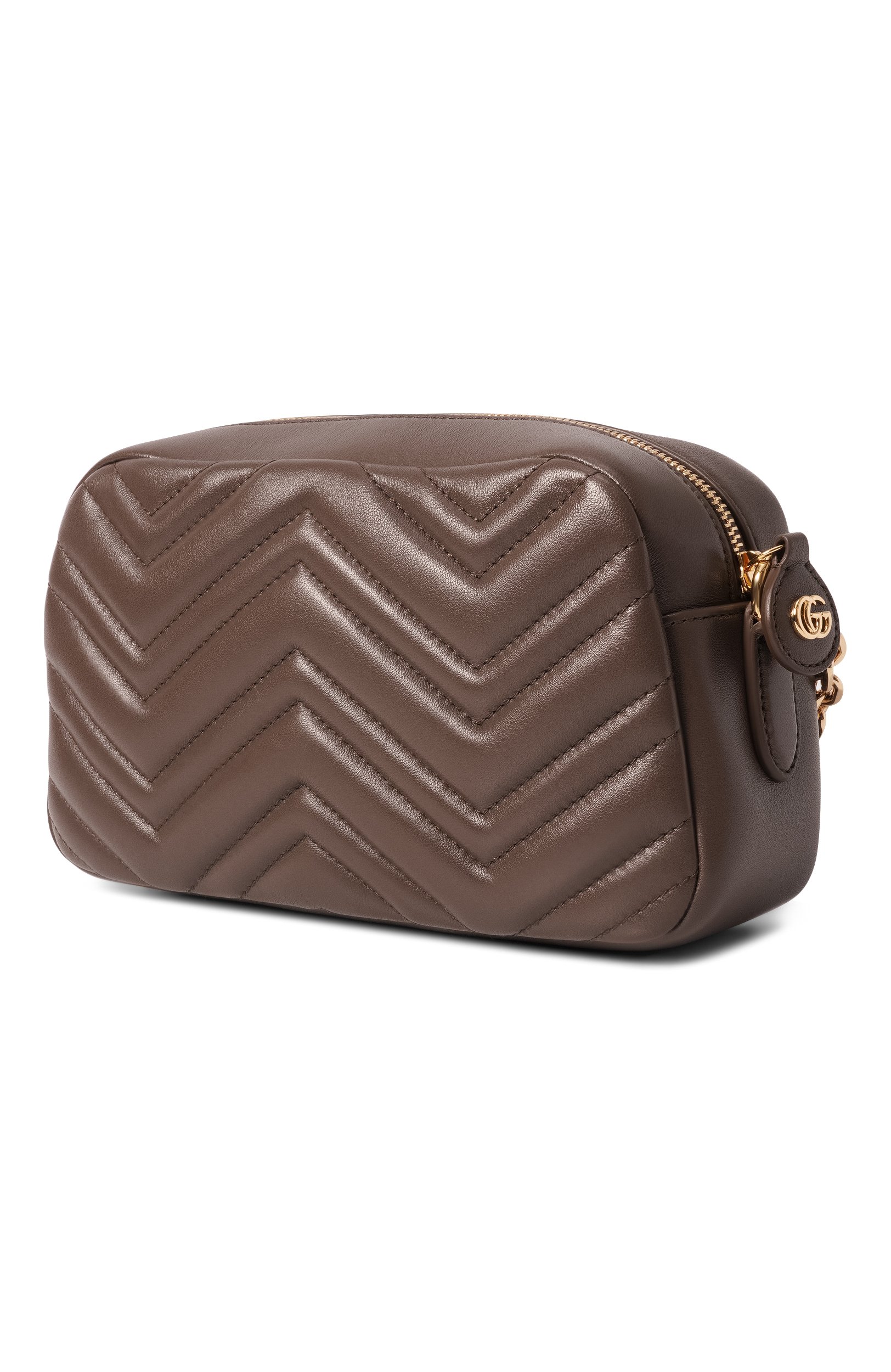 Сумка gg marmont small GUCCI коричневого цвета по цене 283500 руб., арт. 855273/AAGVX, фото 4 Сумка gg marmont small GUCCI, арт. 855273/AAGVX, фото 4