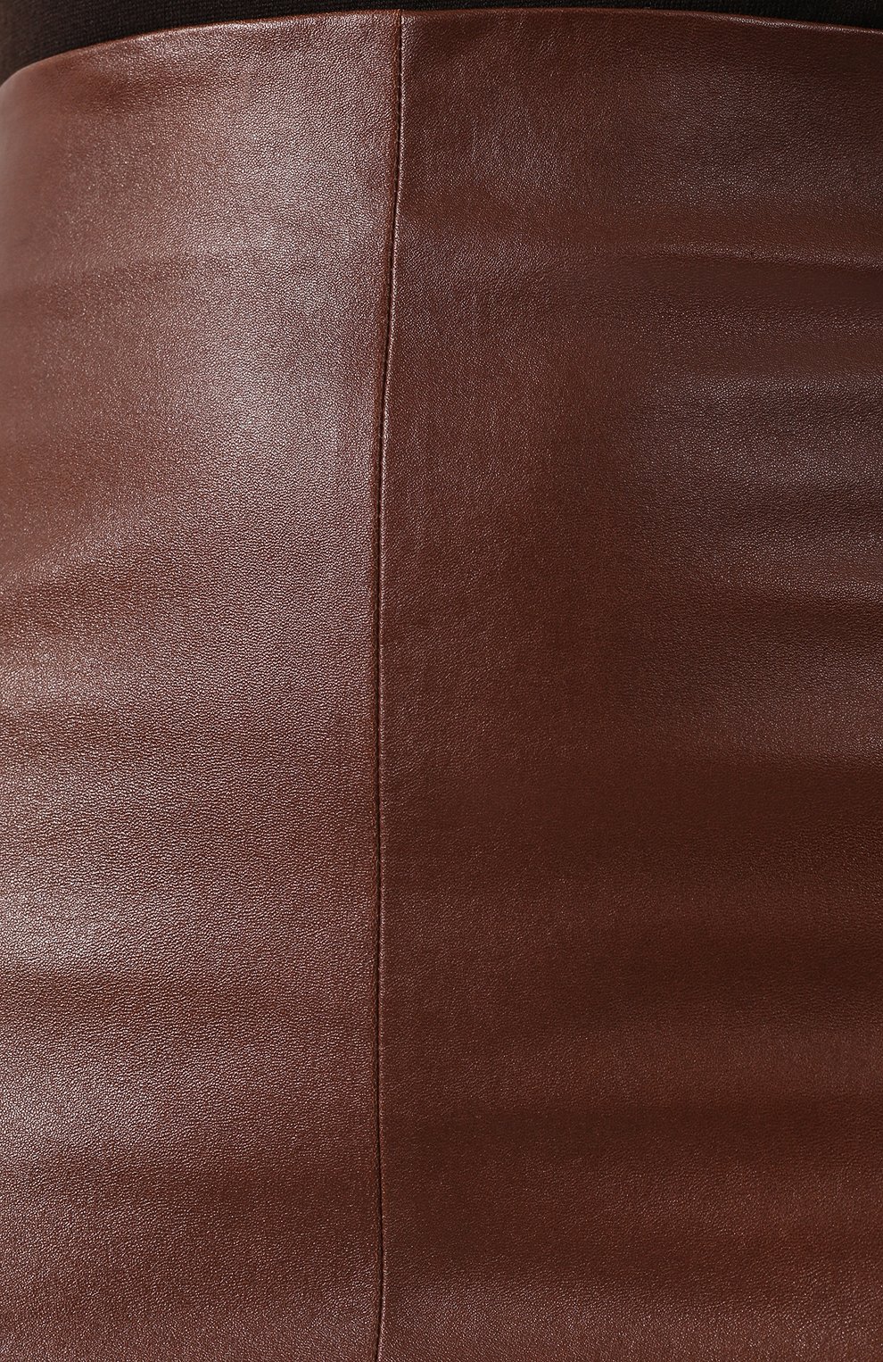 Кожаная юбка BRUNELLO CUCINELLI коричневого цвета по цене 289500 руб., арт. M0PULG2805, фото 5 Кожаная юбка BRUNELLO CUCINELLI, арт. M0PULG2805, фото 5