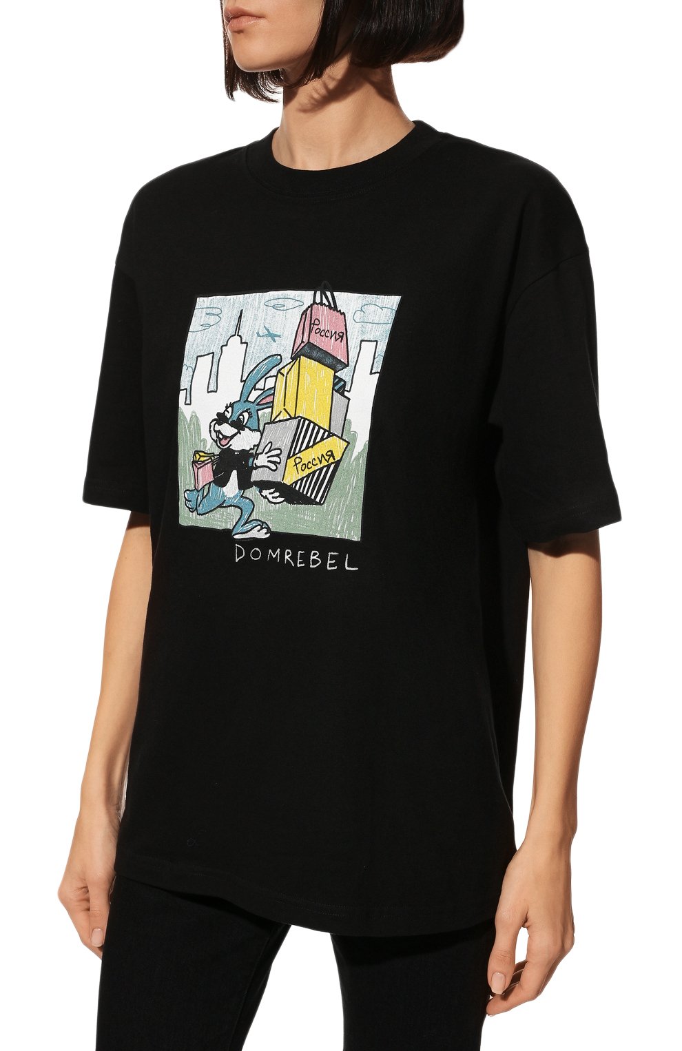 Хлопковая футболка DOMREBEL, арт. BIG SPENDER C0MIC/T-SHIRT/W, фото 3