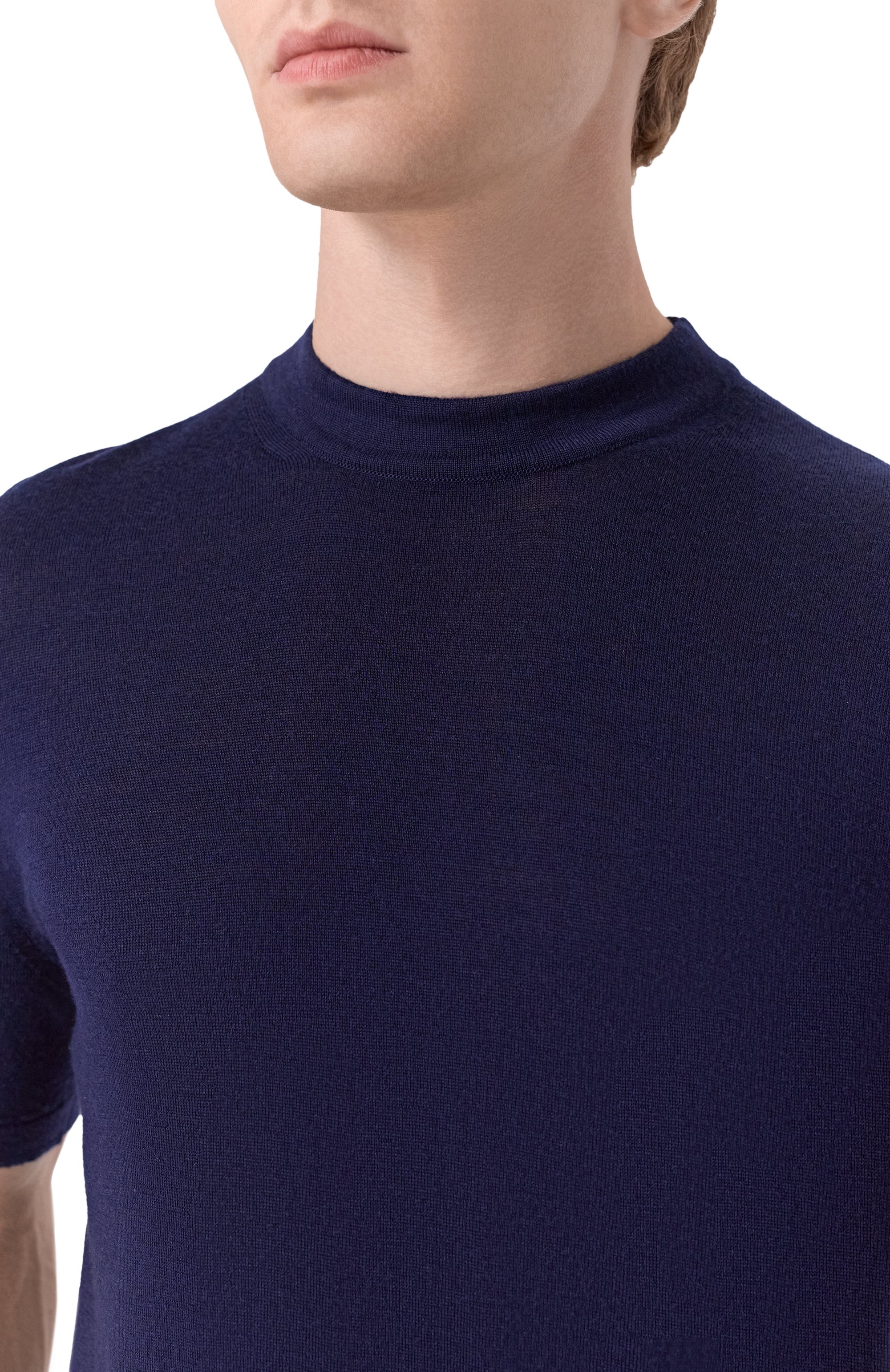 Джемпер из шерсти и шелка KITON, арт. UMM066802, фото 5