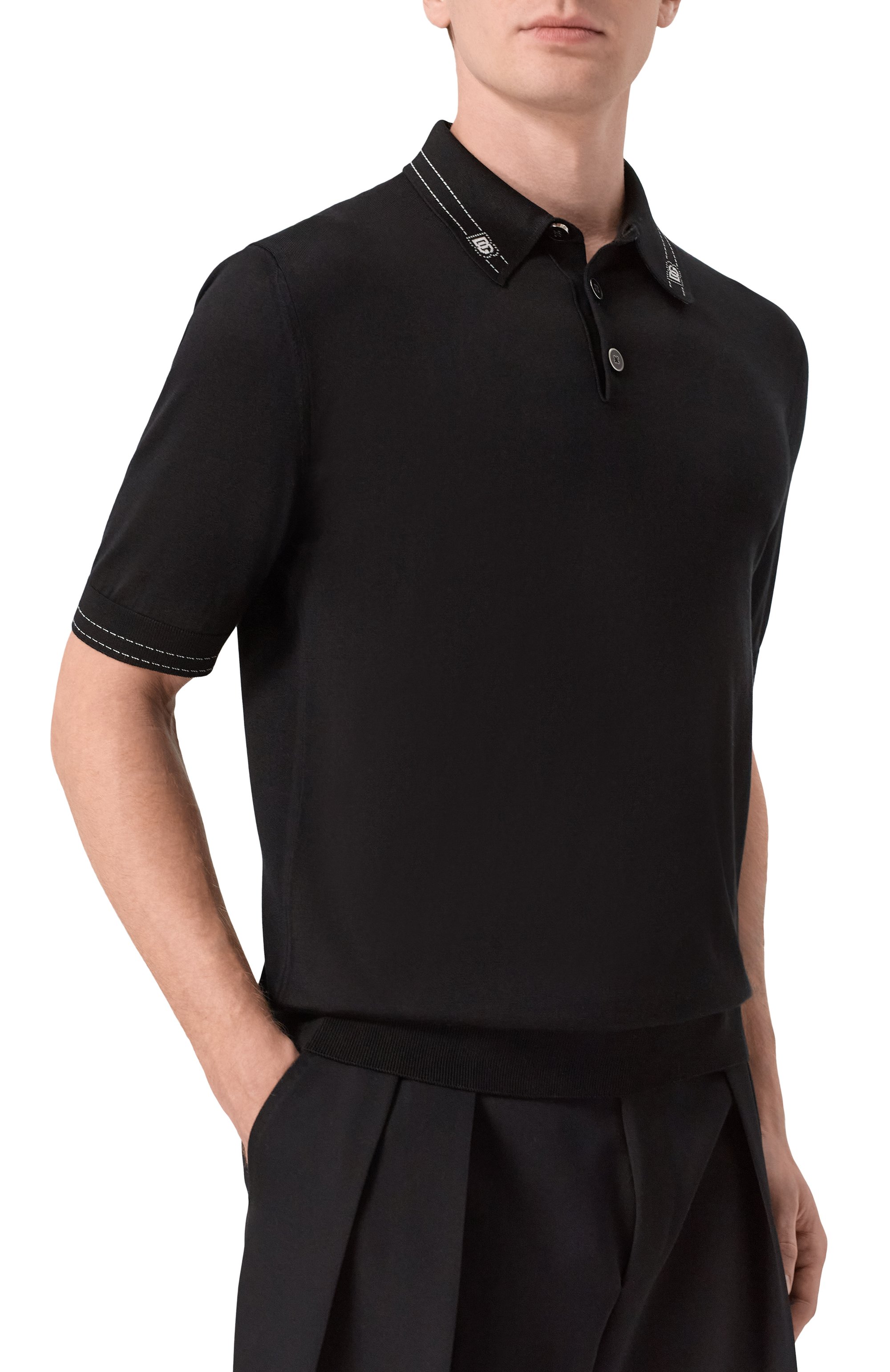 Шелковое поло DOLCE & GABBANA, арт. GXZ02T/JBS0I, фото 3