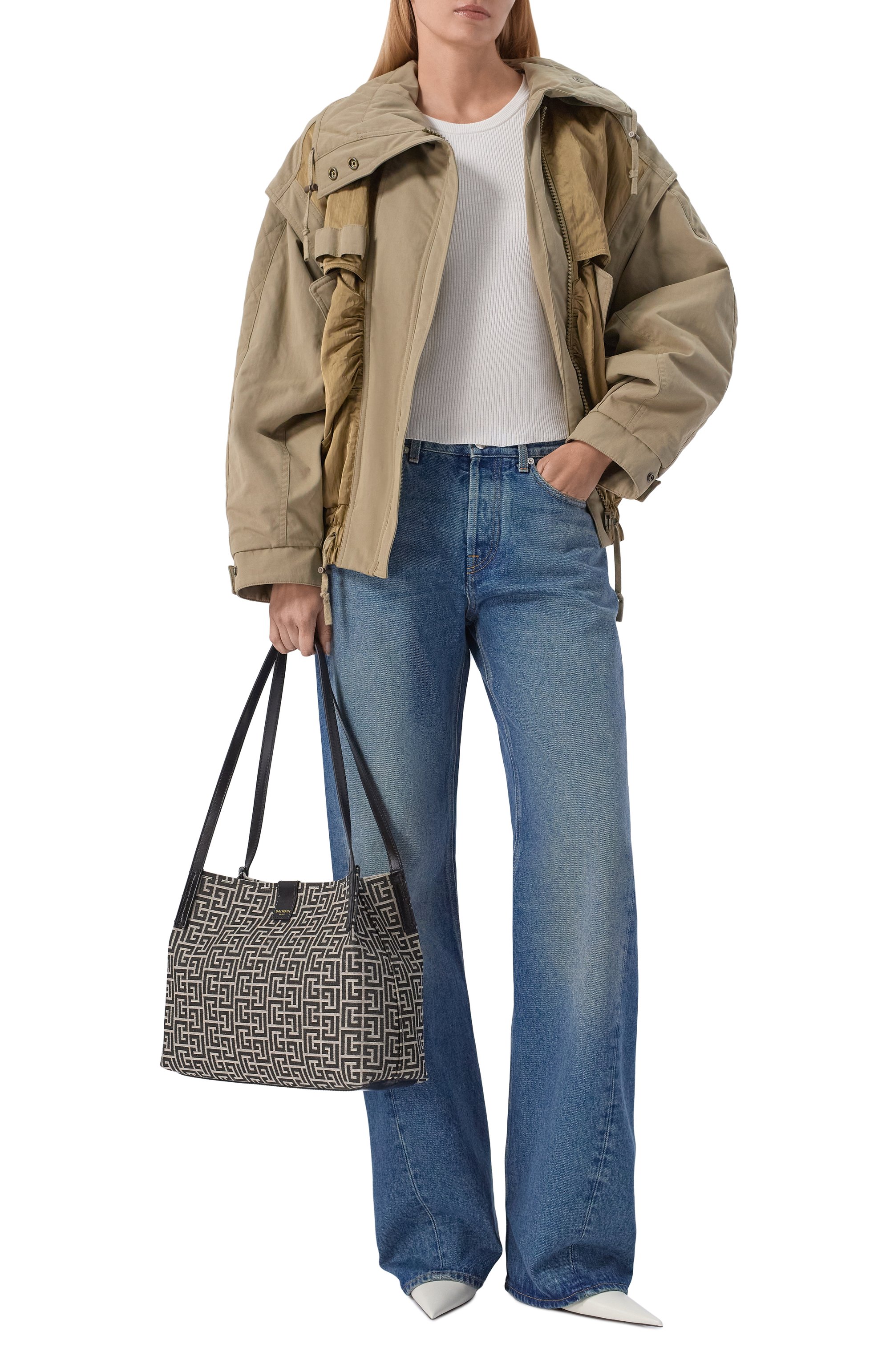 Сумка-тоут release small BALMAIN, арт. GN1FE033/TJMB, фото 3