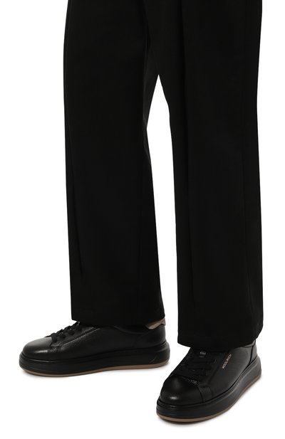 Кожаные кеды WOOLRICH, арт. WFM242.010.1200, фото 3