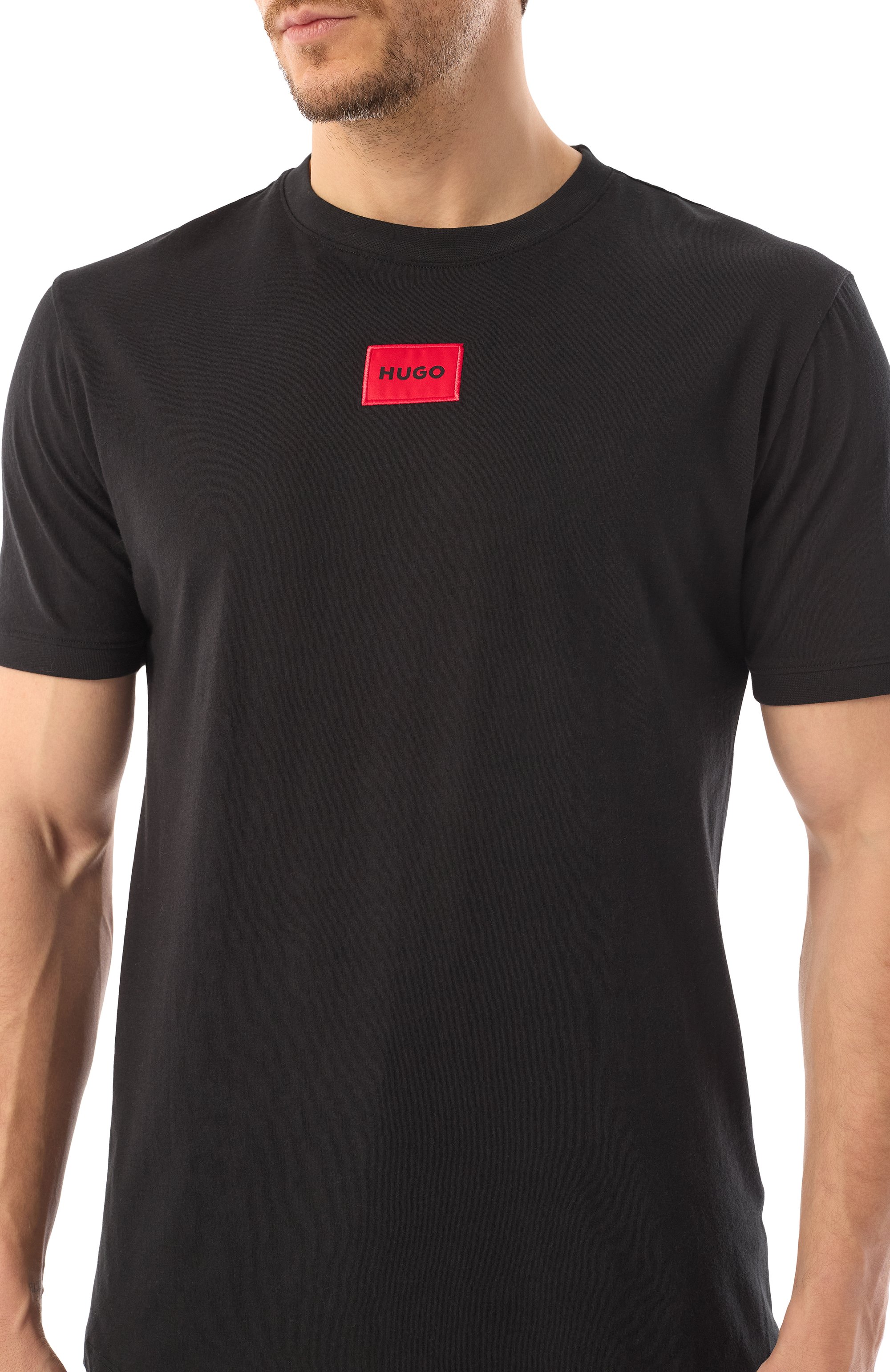 Хлопковая футболка HUGO, арт. 50447978, фото 5