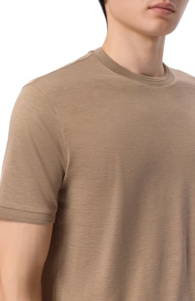 Футболка из шелка и хлопка PAUL&SHARK, арт. 25411008, фото 5