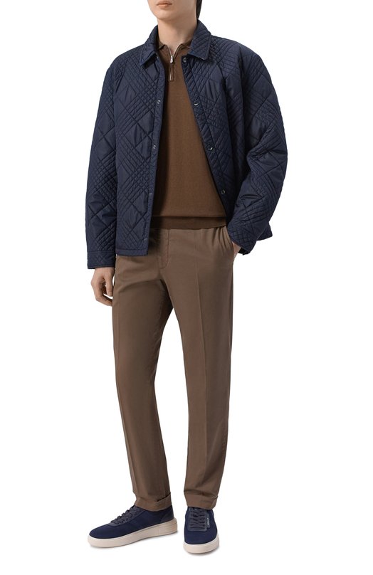 Текстильные кеды Bally Lift Bally MSK0GF/TE002 Синий  MSK0GF/TE002 Фото 2