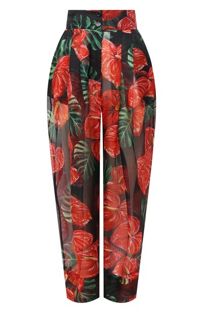 Женские шелковые брюки DOLCE & GABBANA, арт. FTBS1T/IS1D0