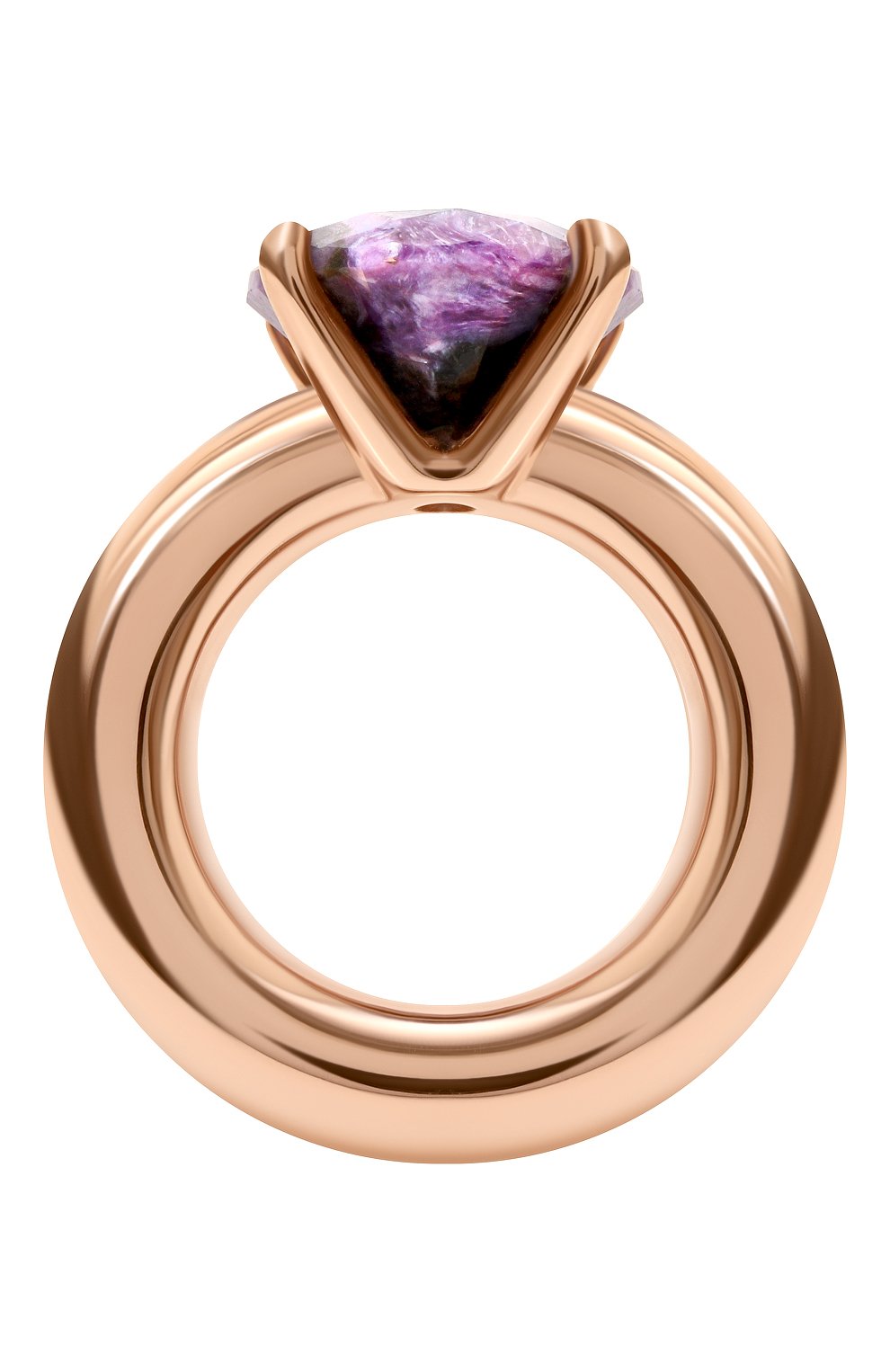 Кольцо cartoon с чароитом MOONKA, арт. cr-r-chr, фото 4