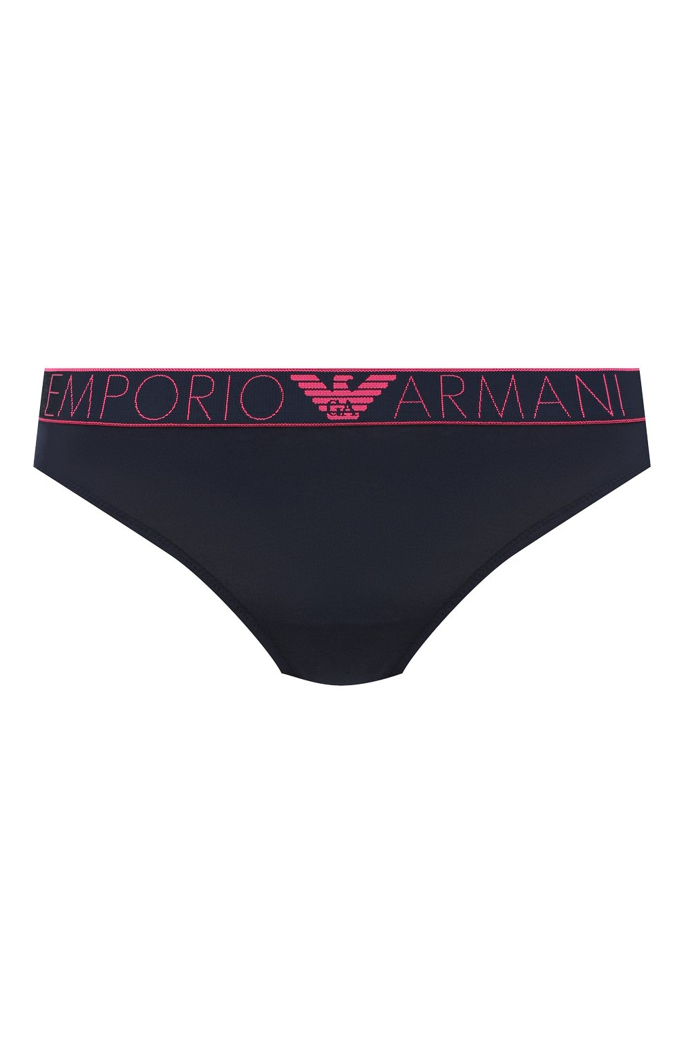 Трусы-стринги EMPORIO ARMANI темно-синего цвета по цене 6450 руб., арт. 162948/0A317, фото 1 Трусы-стринги EMPORIO ARMANI, арт. 162948/0A317, фото 1