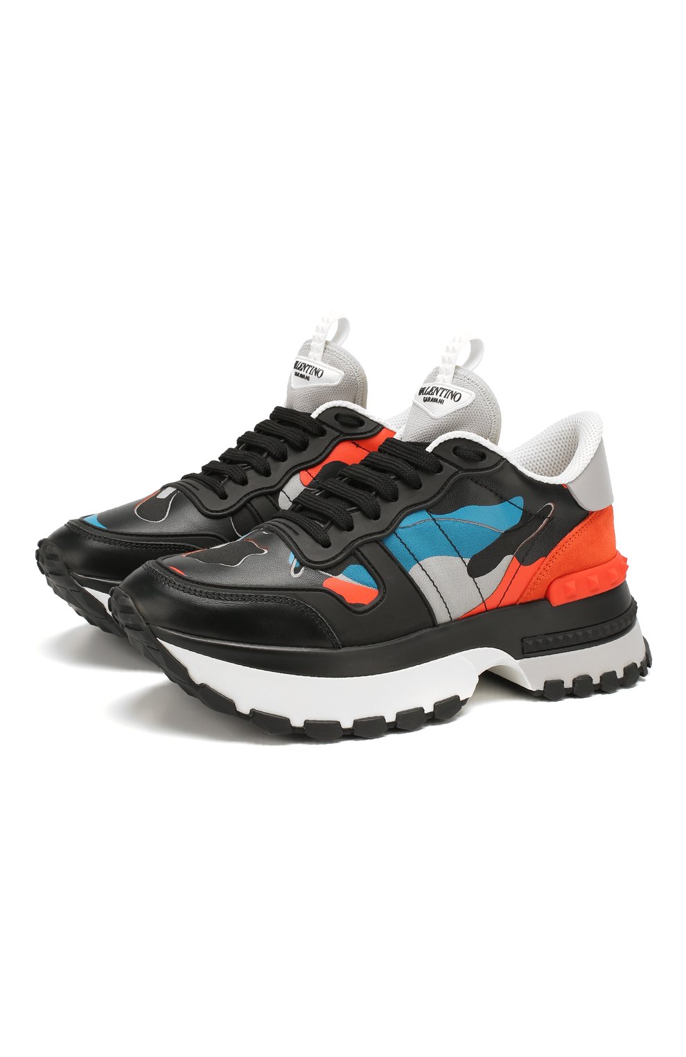 Кожаные кроссовки rockrunner.up VALENTINO, арт. SW0S0S70/BWZ, фото 1