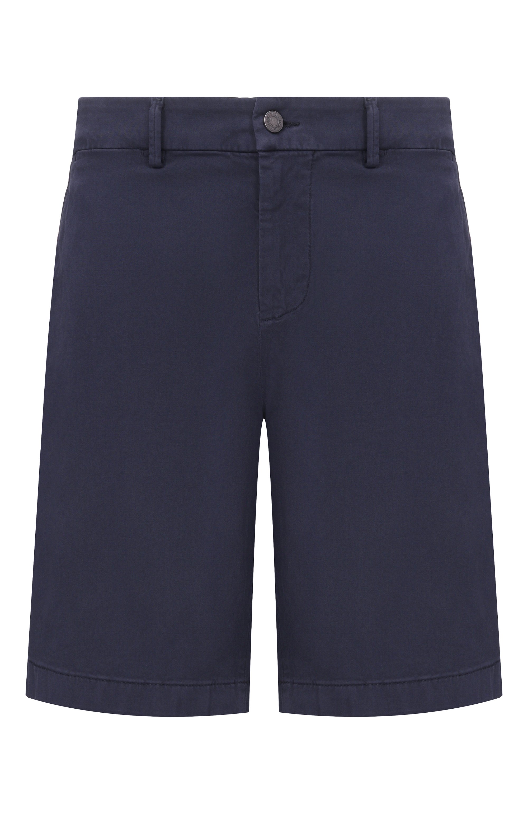 Хлопковые шорты 7 FOR ALL MANKIND темно-синего цвета по цене 22300 руб., арт. 7TI70E45-3A4, фото 1 Хлопковые шорты 7 FOR ALL MANKIND, арт. 7TI70E45-3A4, фото 1