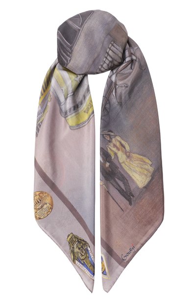 Шелковая шаль мгу GOURJI, арт. 91141037/441162108, фото 1