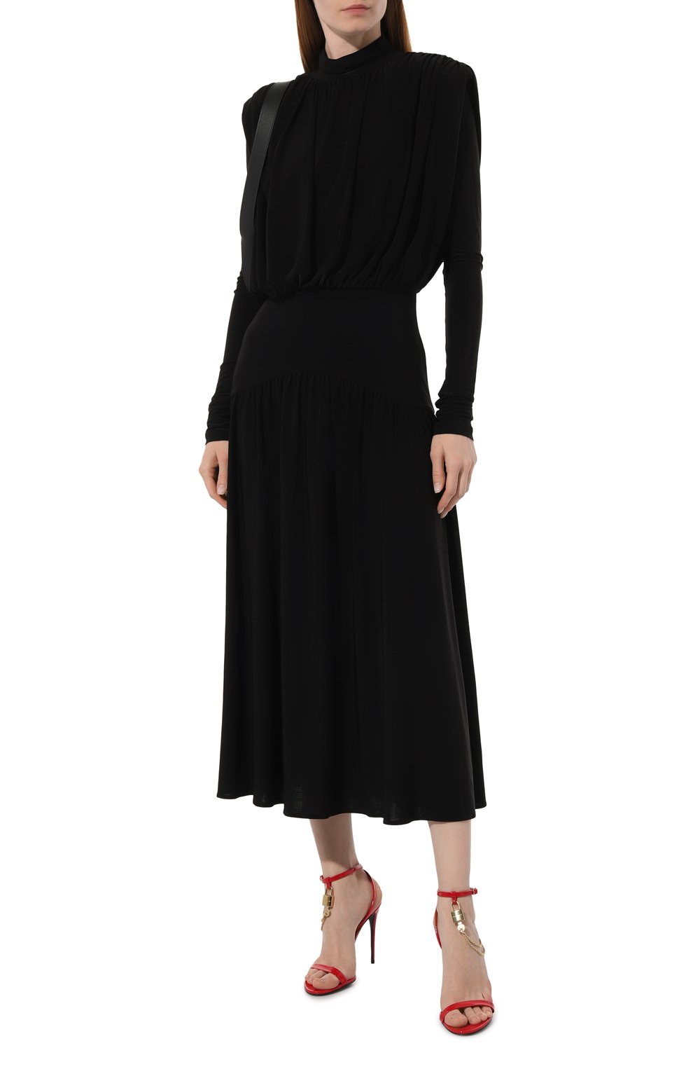 Кожаные босоножки keira DOLCE & GABBANA, арт. CR1684/A1471_SET, фото 2