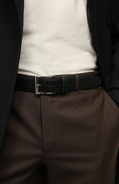 Кожаный ремень BOSS, арт. 50471185, фото 2