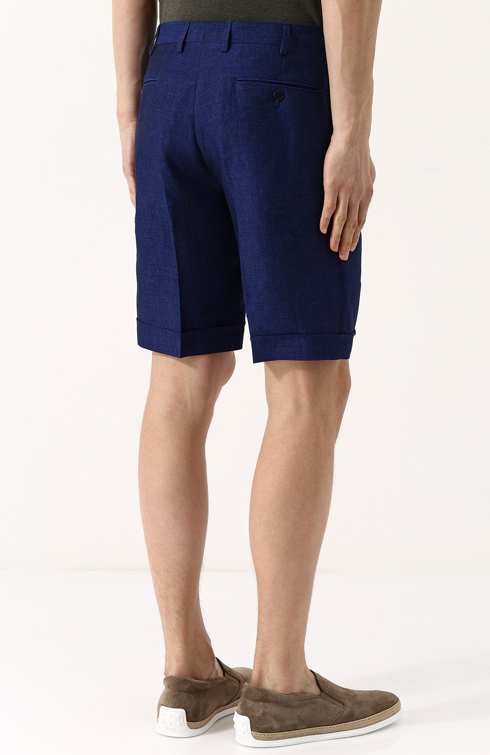 Льняные бермуды с карманами BRIONI, арт. RPL700/P6114/LERICI, фото 4