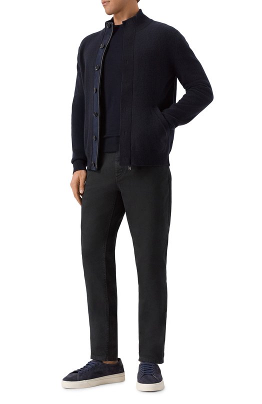Кашемировый кардиган Brioni UMIF0L02K06 Синий  UMIF0L02K06 Фото 2