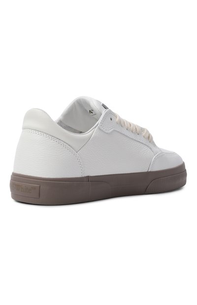 Кожаные кеды vulcanized OFF-WHITE белого цвета по цене 46250 руб., арт. 0MIA293S26LEA001, фото 4 Кожаные кеды vulcanized OFF-WHITE, арт. 0MIA293S26LEA001, фото 4