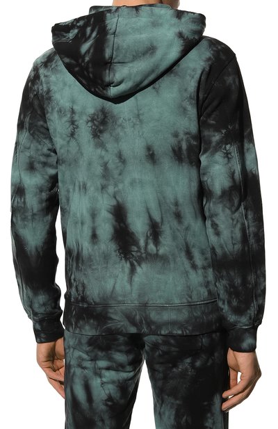 Хлопковое худи DRIES VAN NOTEN бирюзового цвета по цене 44900 руб., арт. 222-021121-5612, фото 4 Хлопковое худи DRIES VAN NOTEN, арт. 222-021121-5612, фото 4