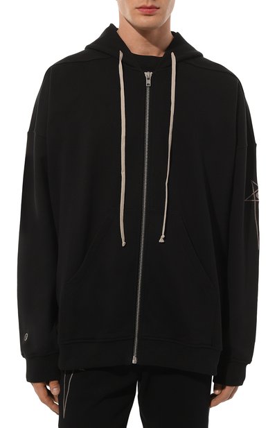 Хлопковая толстовка rick owens x champion RICK OWENS черного цвета по цене 79150 руб., арт. CM01D0463/CHFE, фото 3 Хлопковая толстовка rick owens x champion RICK OWENS, арт. CM01D0463/CHFE, фото 3