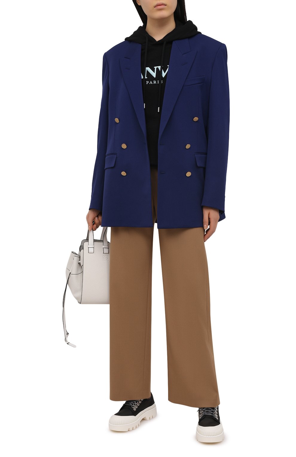 Хлопковое худи LANVIN, арт. RW-T0698J-JR32-P21, фото 2