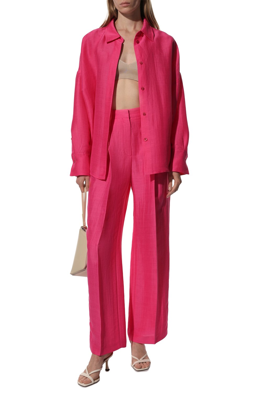 Рубашка изо льна и вискозы BOSS, арт. 50469354, фото 2