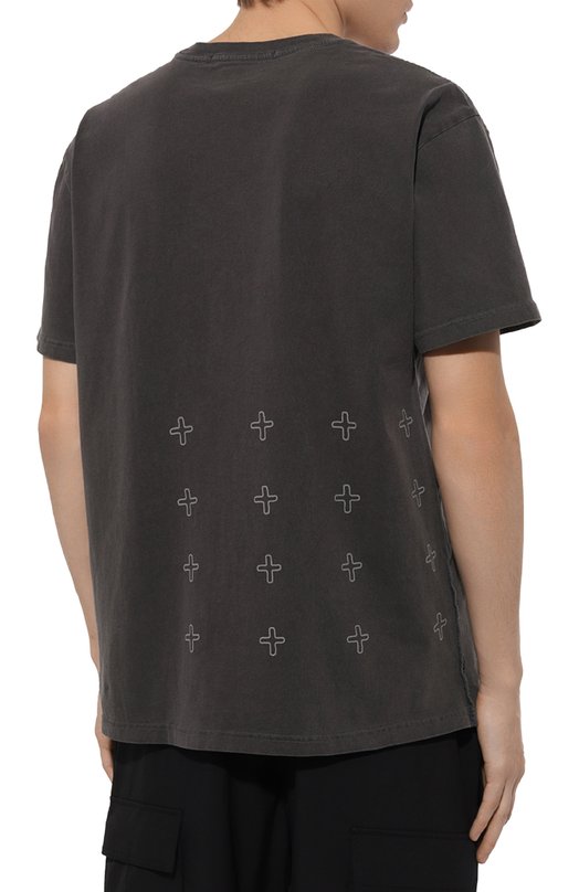 Хлопковая футболка Ksubi MFA24TE034 Чёрный  MFA24TE034 Фото 4