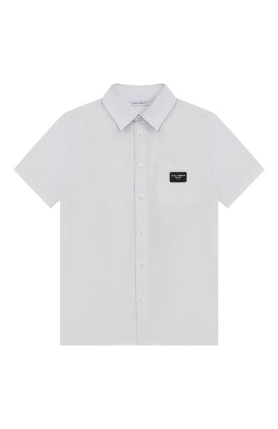 Хлопковая рубашка DOLCE & GABBANA, арт. L44S07/G7M4B/8-14