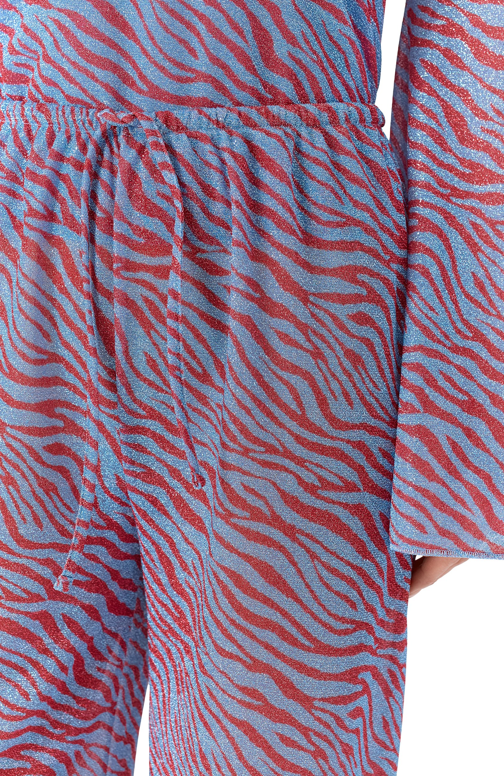 Брюки OSEREE голубого цвета по цене 48650 руб., арт. LPF257/PRINTED LUREX, фото 5 Брюки OSEREE, арт. LPF257/PRINTED LUREX, фото 5