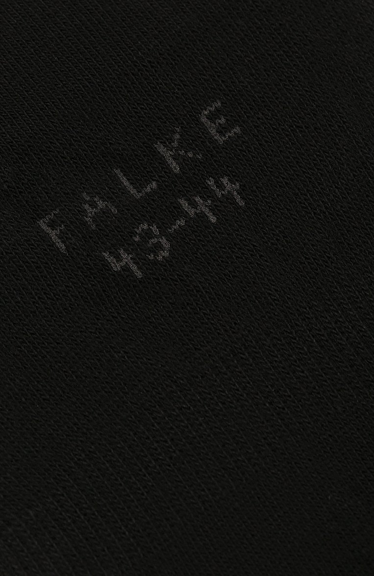 Мужские хлопковые подследники FALKE черного цвета, арт. 14624 | Фото 2 (Материал внешний: Хлопок; Кросс-КТ: бельё; Статус проверки: Проверена категория; Нос: Не проставлено; Автоматизация состава: Проставлено; Автоматизация Diginetica: Не на�значено)
