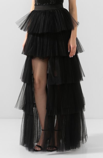Юбка ZUHAIR MURAD черного цвета по цене 287500 руб., арт. SKS20038/TUTU002, фото 3 Юбка ZUHAIR MURAD, арт. SKS20038/TUTU002, фото 3