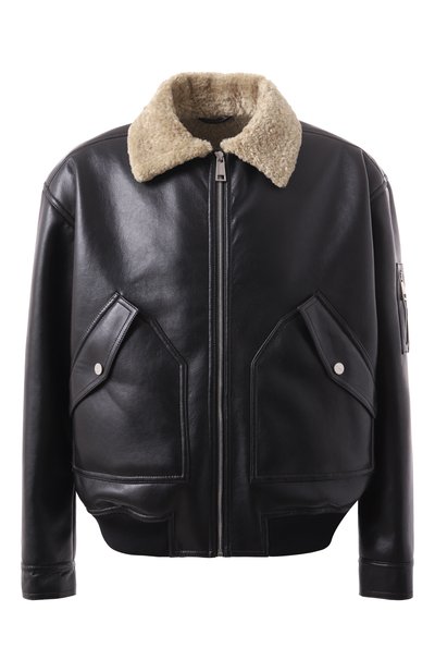 Мужской бомбер из экокожи NANUSHKA, арт. NM24FWJK02168