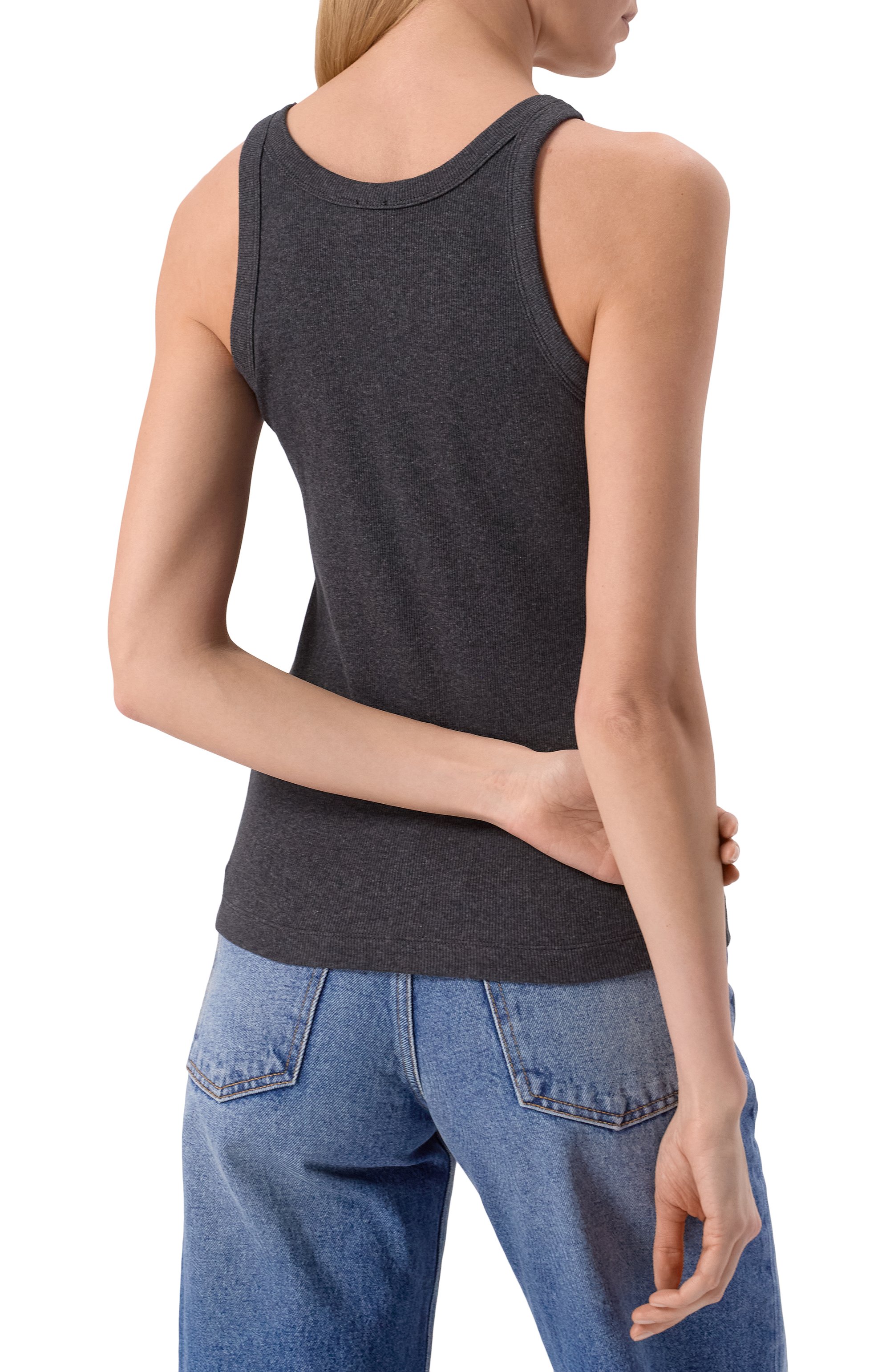 Хлопковая майка TOTEME, арт. 243-WRT1129-FB0246, фото 4